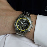 Tag Heuer Formula 1 Chronograph Black Dial Silver Steel Strap Watch for Men- CAZ101AC.BA0842 Buy Now By Tag Heuer
