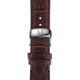 Tissot T Classic Tradition White Dial Brown Leather Strap Watch For Men - T063.610.16.037.00 Buy Now By Tissot