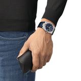 Tissot PRX Powermatic 80 Blue Dial Blue Leather Strap Watch for Men - T137.407.16.041.00 Buy Now By Tissot