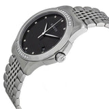 Gucci G Timeless Diamonds Black Dial Silver Steel Strap Watch For Women - YA126408 Buy Now By Gucci