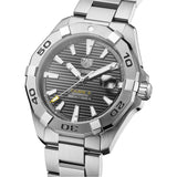 Tag Heuer Aquaracer Calibre 5 Grey Dial Silver Steel Strap Watch for Men - WBD2113.BA0928 Buy Now By Tag Heuer