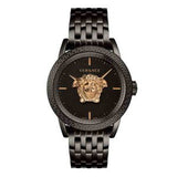Versace Palazzo Empire Quartz Black Dial Black Steel Strap Watch For Men - VEDB00518 Buy Now By Versace