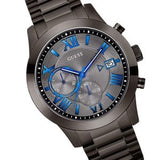 Guess Atlas Quartz Grey Dial Grey Steel Strap Watch For Men - W0668G2 Buy Now By Guess
