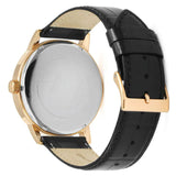 Guess Delancy Quartz Silver Dial Black Leather Strap Watch For Men - W0870G2 Buy Now By Guess