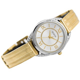 Guess Whisper Silver Dial Gold Mesh Bracelet Watch for Women - W1084L2 Buy Now By Guess