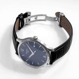 Tissot T Classic Tradition Blue Dial Black Leather Strap Watch For Men - T063.610.16.047.00 Buy Now By Tissot