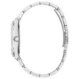 Guess Crystalline Diamonds Black Dial Silver Steel Strap Watch for Women - GW0114L1 Buy Now By Guess