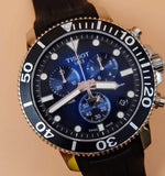 Tissot Seastar 1000 Chronograph Blue Dial Black Rubber Strap Watch For Men - T120.417.17.041.00 Buy Now By Tissot