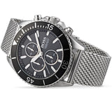 Hugo Boss Ocean Edition Black Dial Silver Mesh Bracelet Watch for Men - 1513701 Buy Now By Hugo Boss