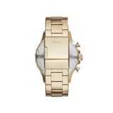 Fossil Townsman Chronograph White Dial Gold Steel Strap Watch for Men - FS5348 Buy Now By Fossil