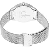 Calvin Klein Minimal Black Dial Silver Mesh Bracelet Watch for Women - K3M22123 Buy Now By Calvin Klein