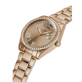 Guess Luna Diamonds Rose Gold Dial Rose Gold Steel Strap Watch for Women - GW0307L3 Buy Now By Guess