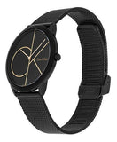 Calvin Klein Minimal Black Dial Black Mesh Bracelet Watch for Men - K3M214X1 Buy Now By Calvin Klein
