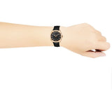 Gucci GG2570 Quartz Black Dial Black Leather Strap Watch For Women - YA142407 Buy Now By Gucci