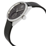 Calvin Klein Accent Black Dial Black Leather Strap Watch for Women - K2Y231C3 Buy Now By Calvin Klein