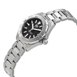Tag Heuer Aquaracer Quartz Black Dial Silver Steel Strap Watch for Women - WBD1410.BA0741 Buy Now By Tag Heuer