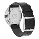 Calvin Klein Accent Black Dial Black Leather Strap Watch for Men - K2Y211C3 Buy Now By Calvin Klein