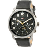 Tommy Hilfiger Briggs Black Dial Black Leather Strap Watch for Men - 1791426 Buy Now By Tommy Hilfiger