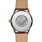 Fossil Flynn Twist Mechanical White Dial Brown Leather Strap Watch for Men - BQ2218 Buy Now By Fossil