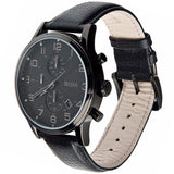 Hugo Boss Onyx Black Dial Black Leather Strap Watch for Men - 1513367 Buy Now By Hugo Boss