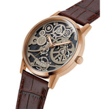 Guess Gadget Brown Dial Brown Leather Strap Watch for Men - GW0570G2 Buy Now By Guess