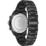 Hugo Boss Skymaster Chronograph Black Dial Black Steel Strap Watch for Men - 1513785 Buy Now By Hugo Boss