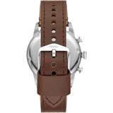 Fossil Neutra Chronograph Grey Dial Brown Leather Strap Watch for Men - FS5512 Buy Now By Fossil