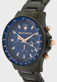 Maserati SFIDA Chronograph Blue Dial Grey Steel Strap Watch For Men - R8873640001 Buy Now By Maserati