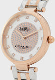Coach Park Silver Dial Two Tone Steel Strap Watch for Women - 14503644 Buy Now By Coach