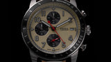 Fossil Sport Tourer Chronograph Black Dial Silver Steel Strap Watch for Men - FS6045 Buy Now By Fossil