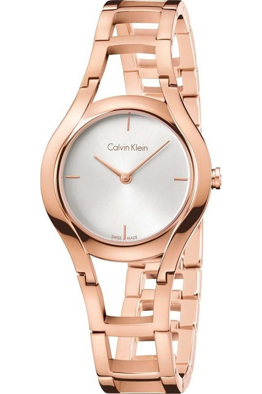 Calvin Klein Class White Dial Rose Gold Steel Strap Watch for Women - K6R23626 Buy Now By Calvin Klein