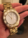 Marc Jacobs Blade White Dial Gold Steel Strap Watch for Women - MBM3050 Buy Now By Marc Jacobs