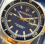 Maserati SFIDA Quartz Blue Dial Stainless Steel 44mm Watch For Men - R8853140003 Buy Now By Maserati