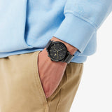 Armani Exchange Cayde Chronograph Black Dial Black Mesh Strap Watch For Men - AX2716 Buy Now By Armani Exchange