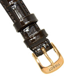 Tissot Carson Automatic White Dial Brown Leather Strap Watch For Women - T085.207.36.011.00 Buy Now By Tissot