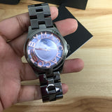 Marc Jacobs Henry Skeleton Black Dial Black Steel Strap Watch for Women - MBM3254 Buy Now By Marc Jacobs