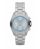 Michael Kors Bradshaw Chronograph Blue Dial Silver Steel Strap Watch For Women - MK6098 Buy Now By Michael Kors