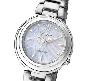Citizen Eco Drive Silver Stainless Steel Strap Watch For Women - EM0331-52 Buy Now By Citizen