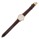 Mido Baroncelli III Automatic White Dial Brown Leather Strap Watch For Women - M7600.3.26.8 Buy Now By Mido