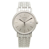 Longines Presence 38.5mm Automatic Silver Dial Silver Mesh Bracelet Watch for Men - L4.921.4.72.6 Buy Now By Longines
