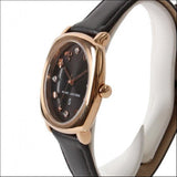 Marc Jacobs Mandy Black Dial Black Leather Strap Watch for Women - MJ1565 Buy Now By Marc Jacobs
