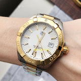 Tag Heuer Aquaracer Quartz White Dial Two Tone Steel Strap Watch for Men - WAY1120.BB0930 Buy Now By Tag Heuer