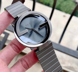Gucci G Interlocking Quartz Grey Dial Grey Steel Strap Watch For Men - YA133210 Buy Now By Gucci