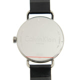 Calvin Klein Even White Dial Black Leather Strap Watch for Women - K7B211C6 Buy Now By Calvin Klein