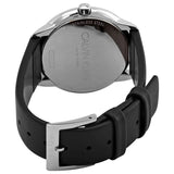 Calvin Klein Minimal Silver Dial Black Leather Strap Watch for Women - K3M221C6 Buy Now By Calvin Klein