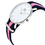 Daniel Wellington Classic Winchester White Dial Two Tone Nylon Strap Watch For Women - DW00100049 Buy Now By Daniel Wellington