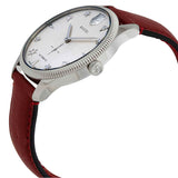 Gucci G Timeless Automatic Silver Dial Red Leather Strap Watch For Men - YA126346 Buy Now By Gucci