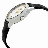 Gucci G Timeless Automatic Silver Dial Black Leather Strap Unisex Watch - YA126468 Buy Now By Gucci