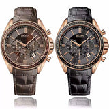 Hugo Boss Driver Chronograph Brown Dial Brown Leather Strap Watch For Men - HB1513093 Buy Now By Hugo Boss