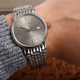 Longines Presence 38.5mm Automatic Silver Dial Silver Mesh Bracelet Watch for Men - L4.921.4.72.6 Buy Now By Longines